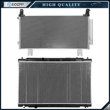 Aluminum Radiator & AC Condenser Cooling Kit For 2017-2020 2021 2022 Honda CR-V
