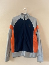 Express Men  s Zip-Up Athletic Sports Sweater Cardigan Jacket Size Medium 