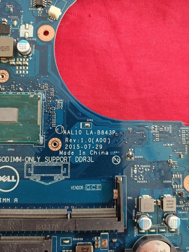 Dell Vostro 3558 Card Mèree Intel Celeron CPU N3050 1.60 GHZ - Photo 3 sur 6
