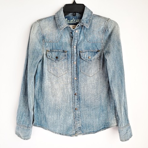 Madewell Willow Wash Western Denim 