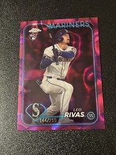 Leo Rivas 2024 Topps Chrome Update Purple Lava Lamp /299 RC #USC76 SEA Mariners