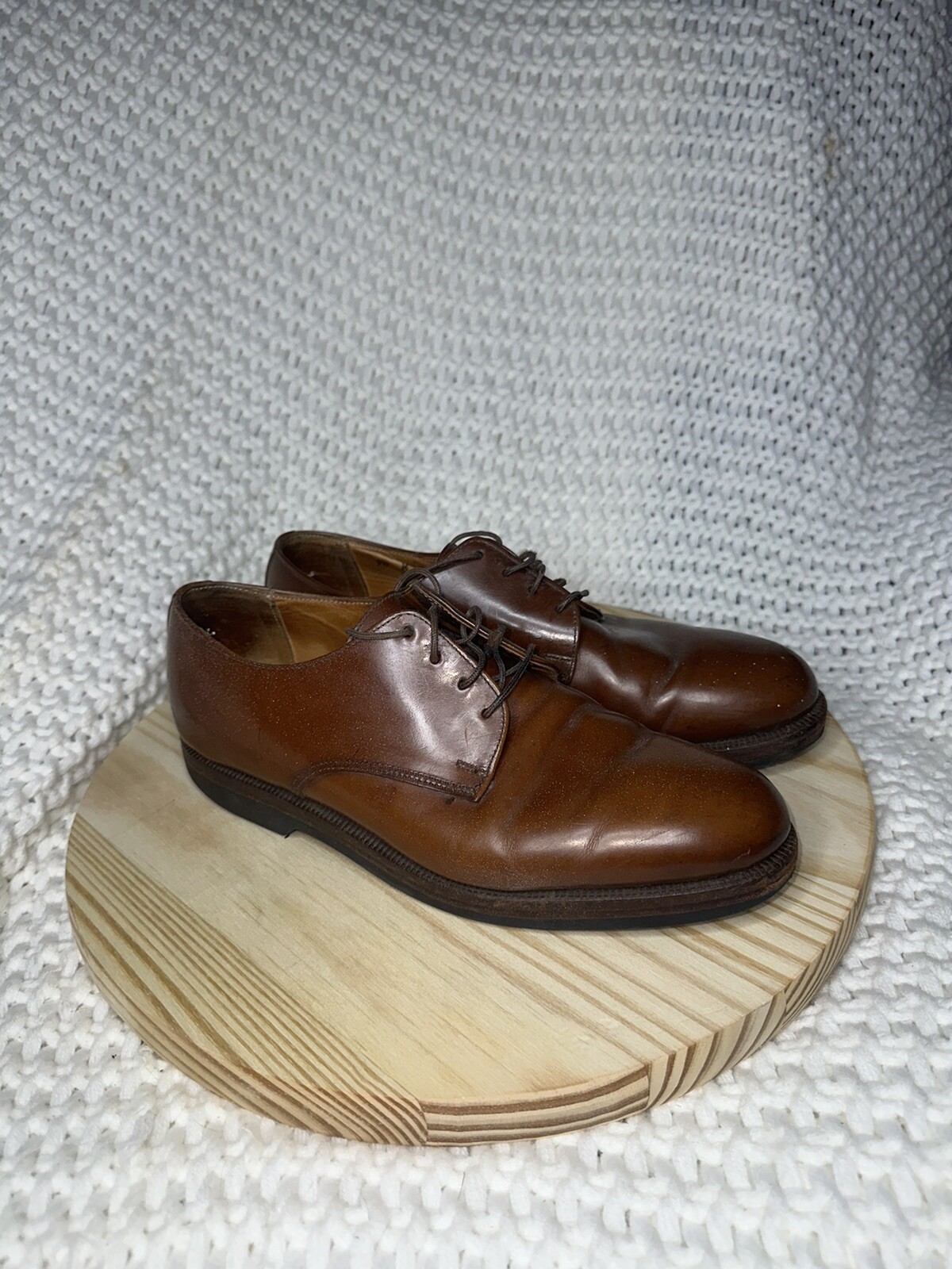 SAOLA Scarpe eleganti Cole Haan Oxford da uomo taglia 9 M in pelle marrone