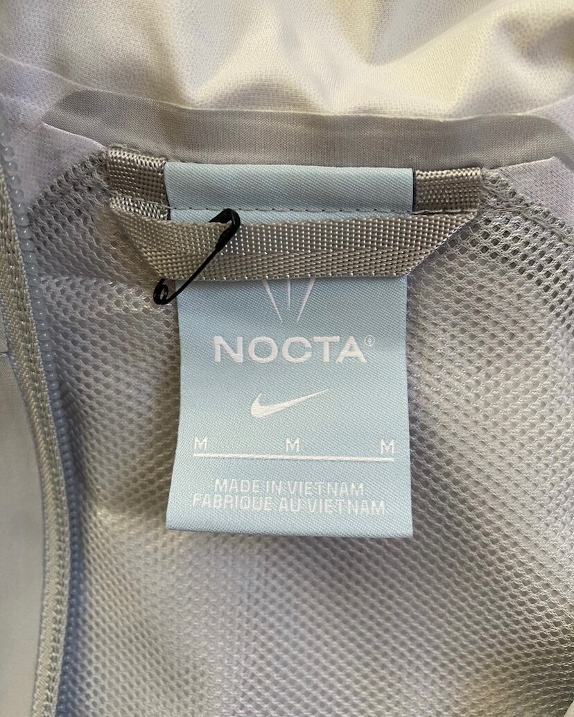 Nike x Drake NOCTA Golf Jacket Grey Half Zip Size M image 4