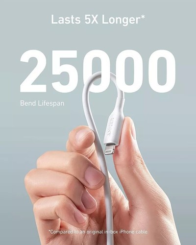 Anker Powerline III USB to Lightning Cable 6ft iPhone Charger Cord MFi-Certified - Picture 6 of 6