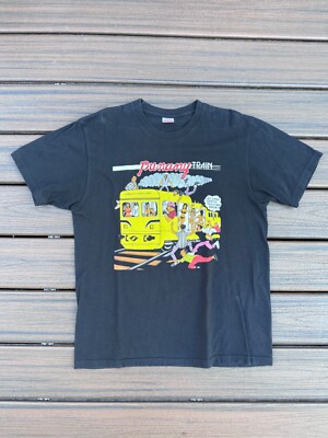 Supreme SS17 Punany Train Shirt Size Large Black Graphic Funny New