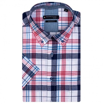Herrenhemd BAILEYS GIORDANO Baileys rosa kariert 216311