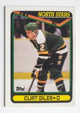 CURT GILES 1990-91 Topps Hockey #228 Minnesota North Stars