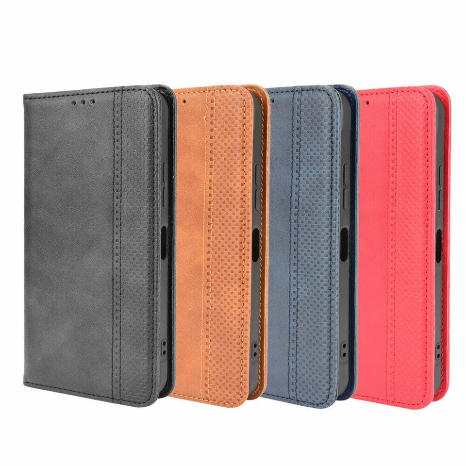 For Nokia XR20 Case Shockproof Magnetic Flip PU Leather Wallet Card Stand Cover - Image 2 of 4