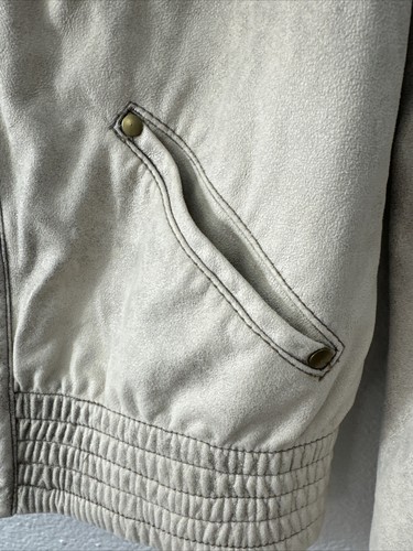 MISS SIXTY Jacket Soft Gold Metallic Zip Made In Italy Womens Sm - Picture 9 of 12