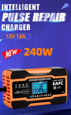 Caricabatteria 12V 12A Ricarica Rapida Intelligente 7 Stadi per AGM GEL Wet - Miniatura 2