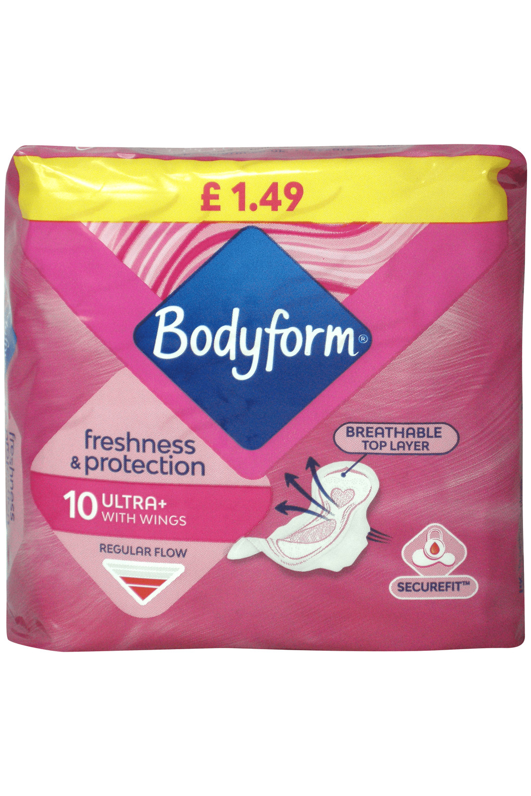 Bodyform Normal Ultra 10 Winged