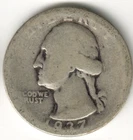 USA - 1937D - Washington ¼ $ - Silver Eagle - Rare - #12774RG