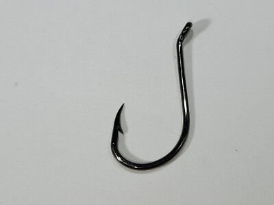 Gerry's Tackle 1000 Pack 1/0 Black Chrome Octopus Fish Hooks - 2X Strength, GT 8299