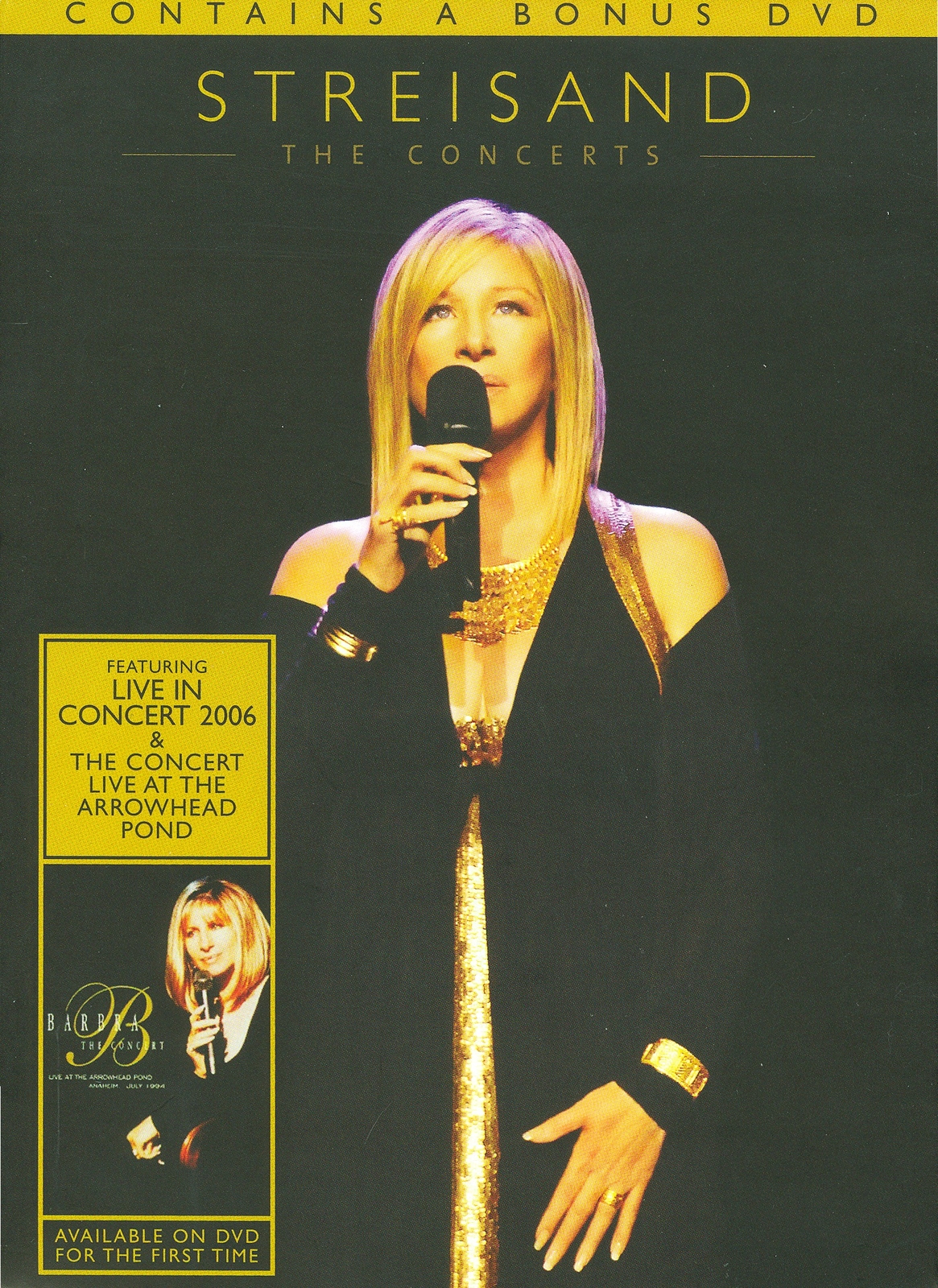Barbra Streisand - The Concerts DVD 3 Disc Set Very Good Condition