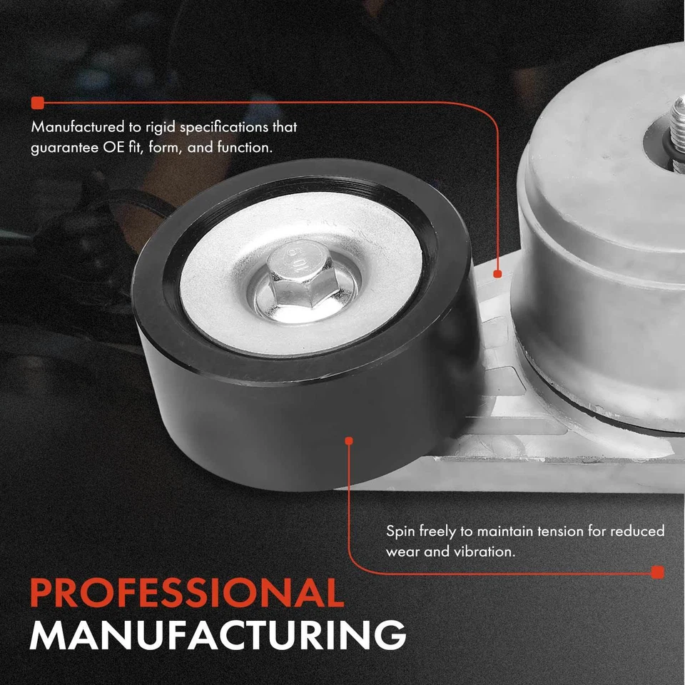 Tensor de correia com polia para Ford B800 Freightliner FC70 Kenworth Blue Bird - Imagem 4 de 4