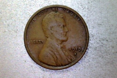1913-S Lincoln Wheat Cent -XF #A103 | eBay