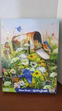 SPRINGBOK~ 500 Piece BLUE BIRDS Jigsaw Puzzle~ NEW & SEALED