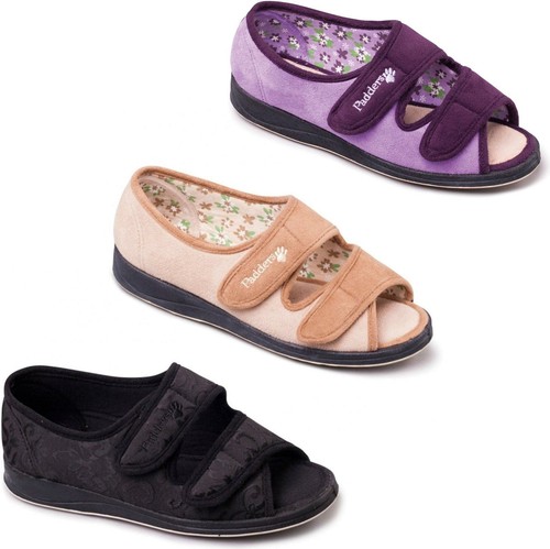 padders extra wide slippers