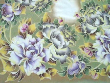 Italian Unbranded 35x37 Multicolor Tropical Floral Design SILK Scarf/Shaw /Wrap!