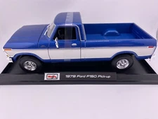 Maisto 1/18 Scale Special Edition 1979 Ford F-150 Pickup Blue/White New in Box