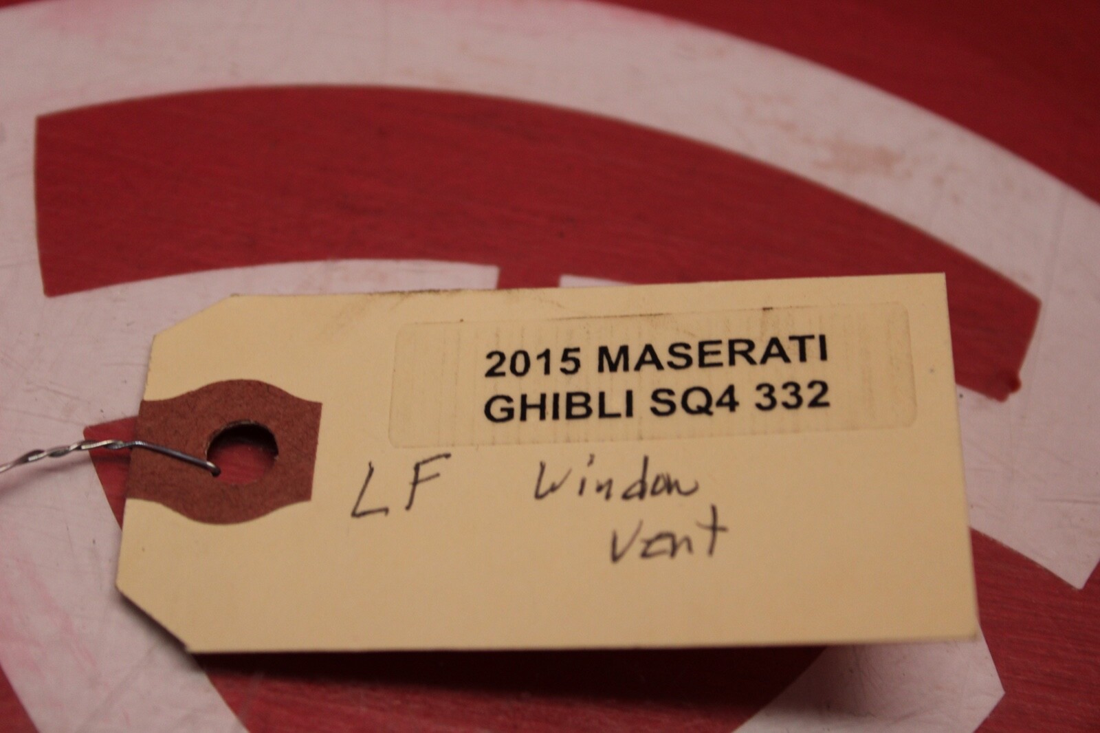 2014-2019 MASERATI GHIBLI M157 OEM LEFT FRONT DRIVER DOOR WINDOW MIRROR VENT