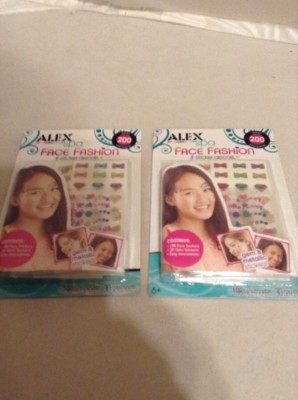 Alex Spa Face Fashion Sticker Decals Set of 2 Packs Each Has 200 Stickers Age 6+