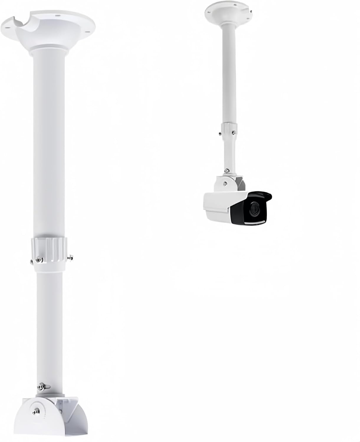 Security Camera Mounting Bracket Extender Pole I-Type,30-60Cm Telescopic Adjusta-image