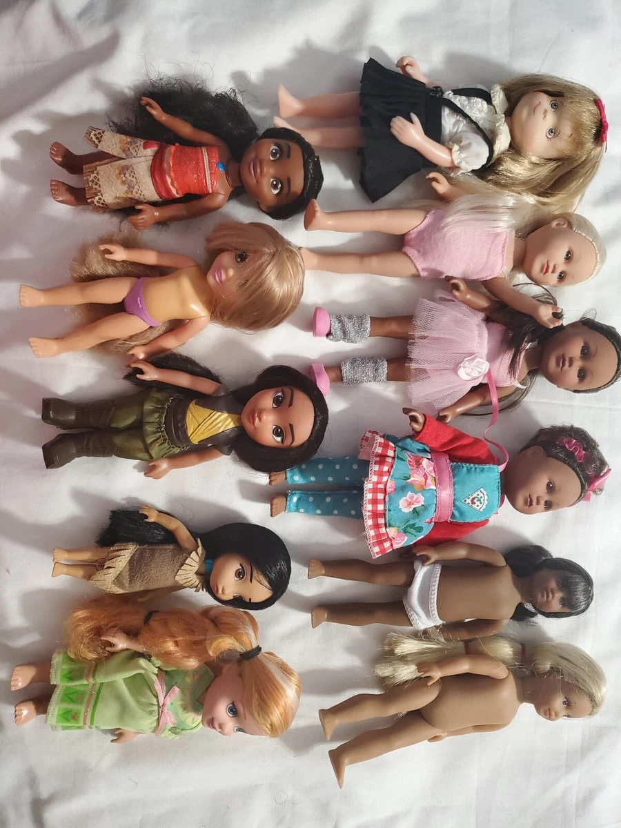 Lot of 11 american girl my life disney princess eloise mini dolls 5