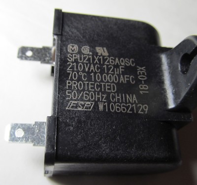 Mr.No Problem◇The d.e.p◇SRBL-1123 GENUINE WHIRLPOOL/ FSP W10662129 REFRIGERATOR RUN CAPACITOR