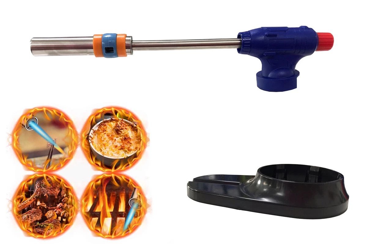 Torcia Da Cucina Professionale A Butano Accensione Automatica Lanciafiamme Per Saldatura Allaperto Barbecue Gas Torcia Culinaria - Foto 11