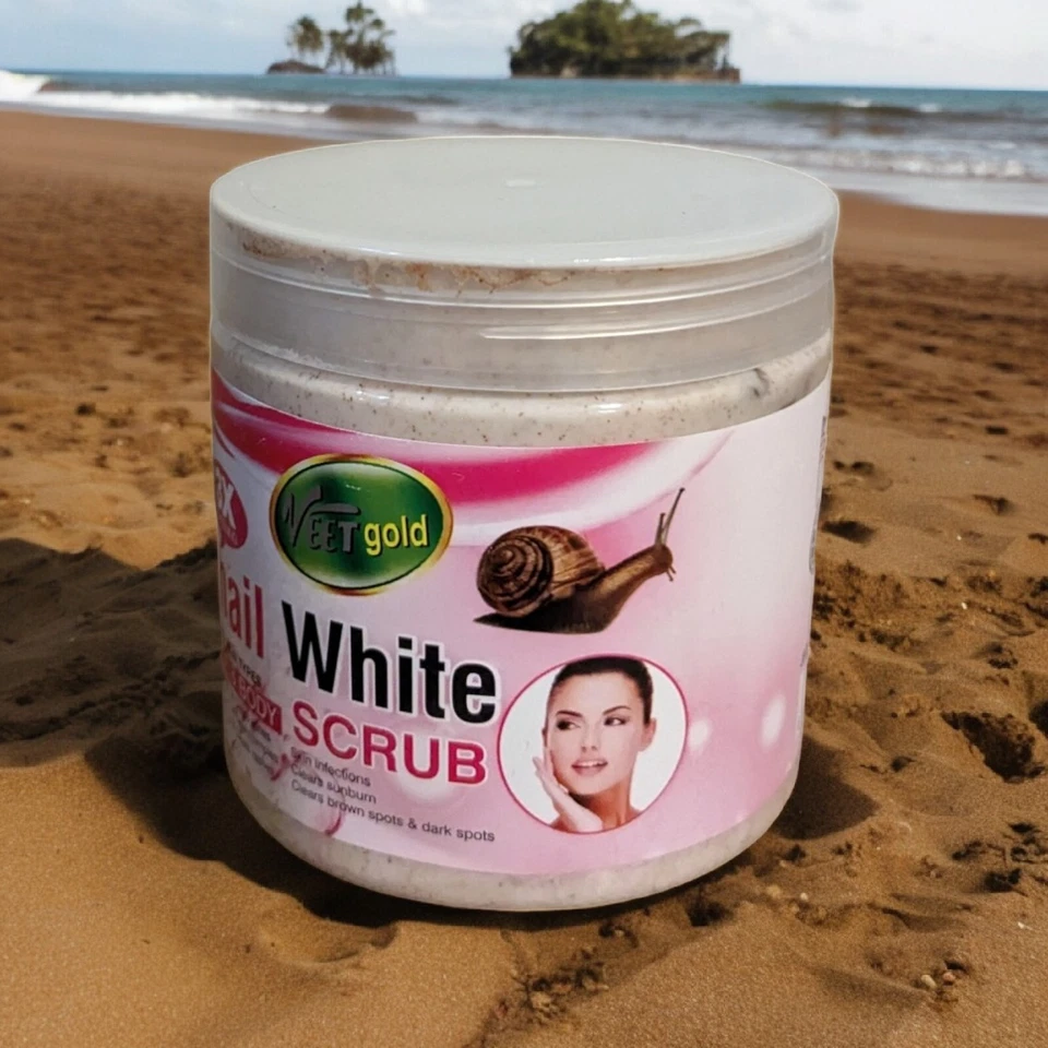 Original Veet Gold Snail White Face Body Scrub X1  - Image 3 of 4