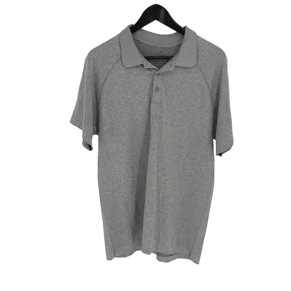 fabletics heather the training day short sleeve polo shirt