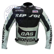 Gas Repsol Honda Leather Biker
