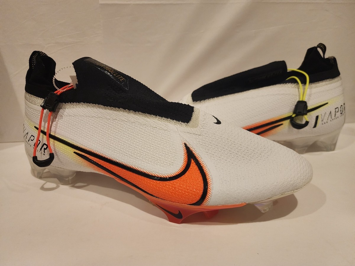 Nike Vapor Edge Pro 360 White Hyper Crimson Football Cleats  display picture 1