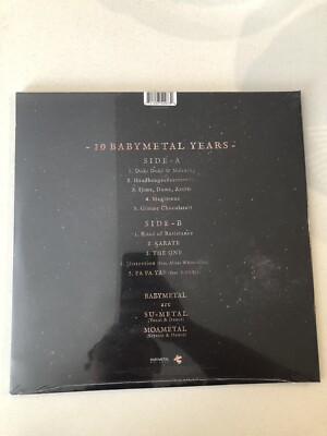 1000枚限定LP 10 BABYL YEARS GOLD VINYL 10 BABYMETAL YEARS