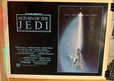 Star Wars ROTJ Jedi half sheet poster 22x28" cardstock rolled RARE original 525