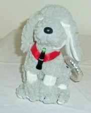 Strudel Poodle France International Coca Cola beanie Coke cap tag protector new