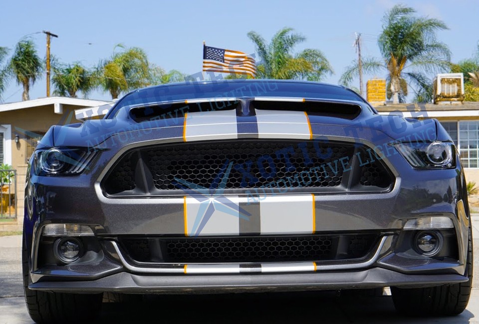 Graphics Rally Racing Stripe Hood Roof Trunk Decal Sticker Wrap For ...