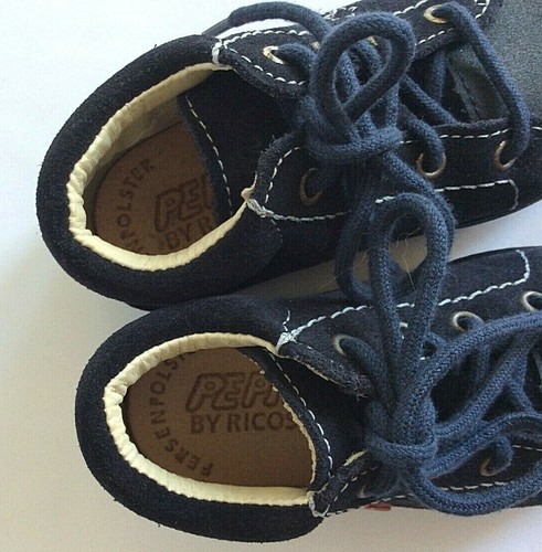 Pepino Andy deambulatore bambino US 4 blu navy scamosciato stringato - Foto 5 di 7