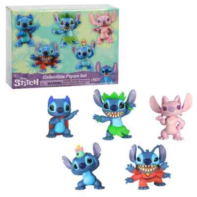 新品 DISNEY Stitch Little シュリンク付き 12点セット Amazon.com: Disney Stitch Collectible Figure Set with Accessories