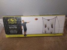 ATHLETIC WORKS 7 x 7 SPORTS NET, BASEBALL, SOFTBALL, FOOTBALL, LACROSSE. NEW