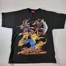 Yu-Gi-Oh VTG 1996 Yami Yugi Graphic Tee T-Shirt Anime Black Youth Medium