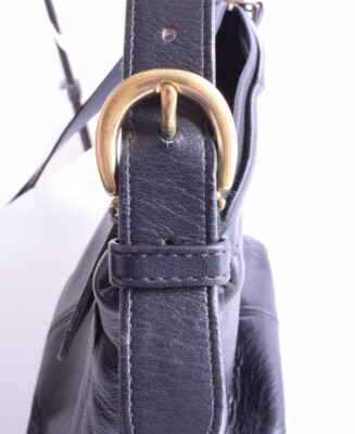 COACH 4130 Vintage McDougal Legacy Black Leather Small Bucket