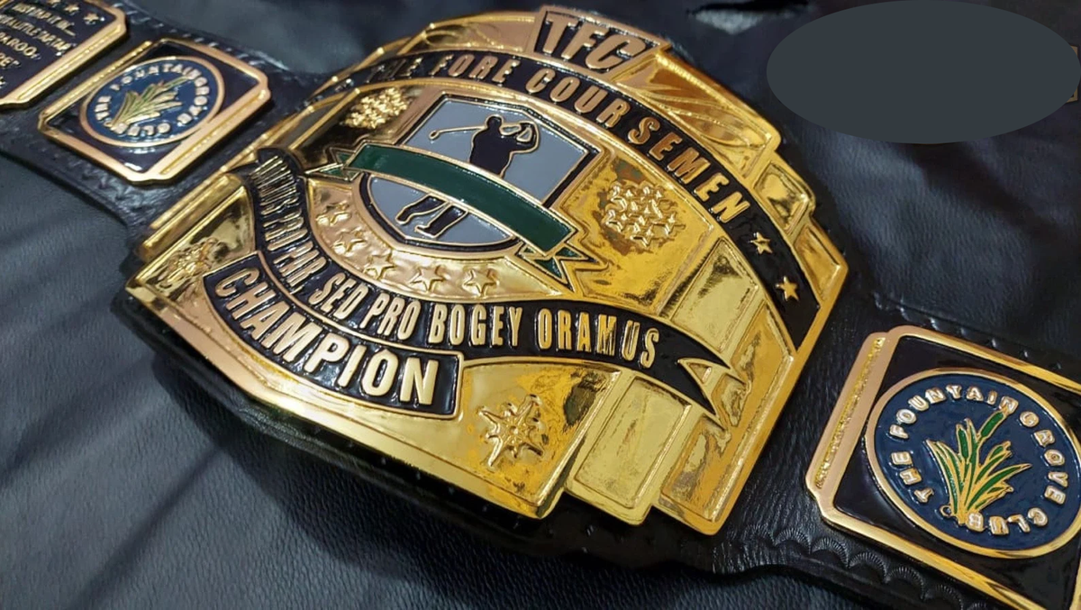 golf championship belt
