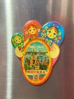 Vintage MOCKBA Art Painting  Decorate refrigerator magnets 2"x3.5" Kitchen USSR