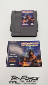 Iron Sword Wizards & Warriors II  Nintendo Nes Complete CIB, Tested ! Free Shipp