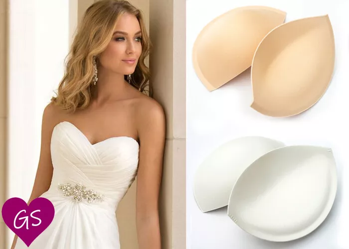 Coppe Reggiseno da cucire 5 PAIA Avorio o Nudo