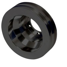 Small Block Chrysler Crankshaft Pulley 2v Black 318 340 360 Mopar High Flow