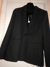 Laura Scott Grey Blazer Size 12 New With Tags