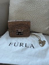 Furla Bronze Glitter Bag Shoulder Bag